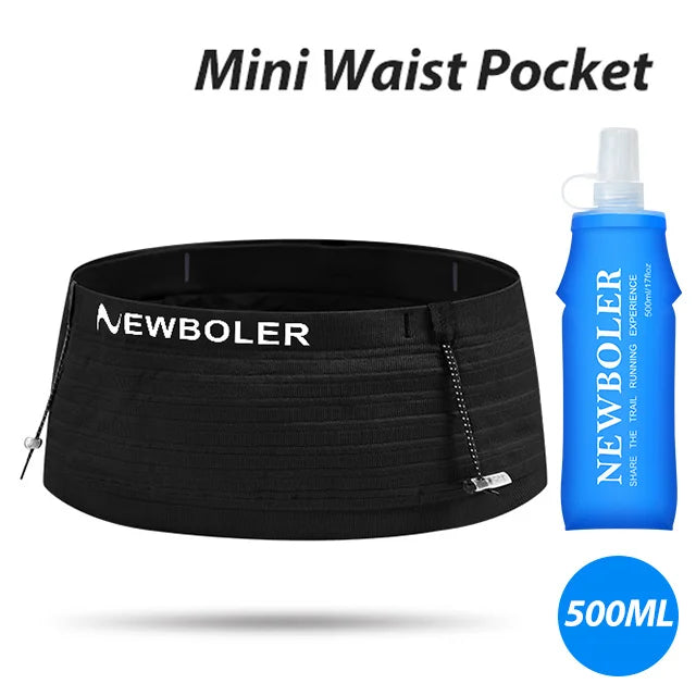 NEWBOLER Elastic Sports Waist Bag Pack Lightweight Running