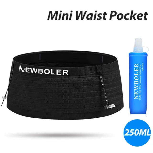 NEWBOLER Elastic Sports Waist Bag Pack Lightweight Running