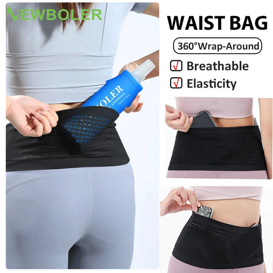 Invisible Elastic  Running Belt Hydration Waist Packn