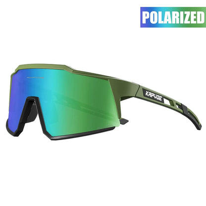 Kapvoe Cycling Glasses Polarized MTB Road Bike Glasses UV400
