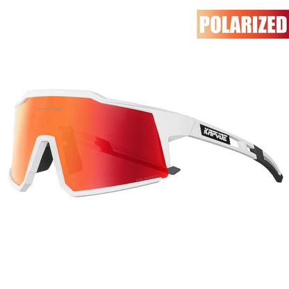 Kapvoe Cycling Glasses Polarized MTB Road Bike Glasses UV400