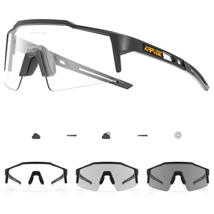 Kapvoe Cycling Glasses Polarized MTB Road Bike Glasses UV400