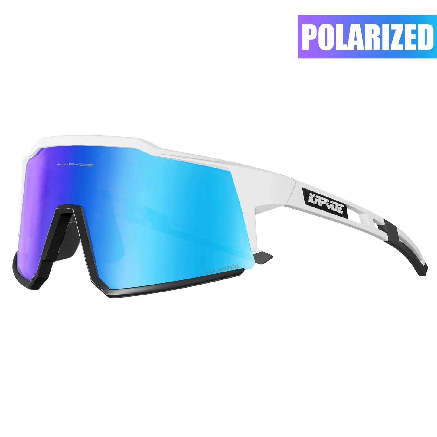 Kapvoe Cycling Glasses Polarized MTB Road Bike Glasses UV400