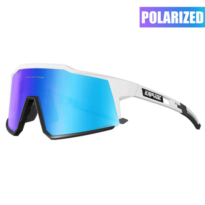 Kapvoe Cycling Glasses Polarized MTB Road Bike Glasses UV400