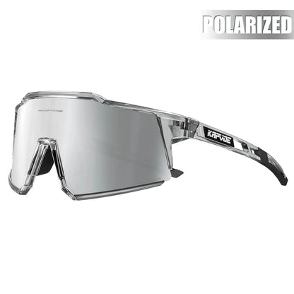 Kapvoe Cycling Glasses Polarized MTB Road Bike Glasses UV400