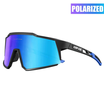 Kapvoe Cycling Glasses Polarized MTB Road Bike Glasses UV400
