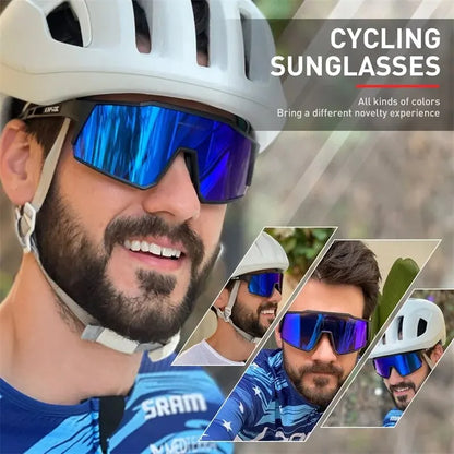 Kapvoe Cycling Glasses Polarized MTB Road Bike Glasses UV400